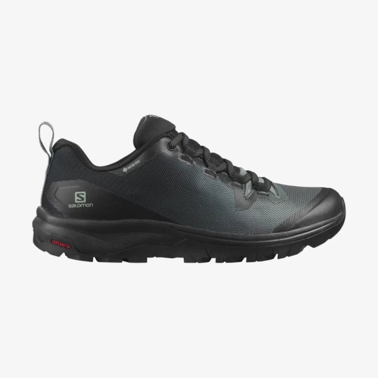 Salomon Vaya GTX Women\'s Hiking Shoes Black / Green | CA 87C40